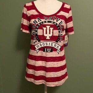 NWT size large Indiana Hoosiers short sleeve Eve t-shirt